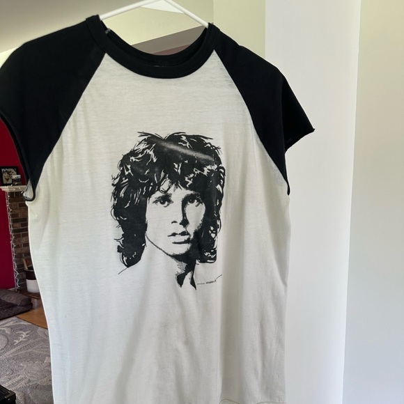 Vintage 1970s Jim Morrison The Doors cut off Raglan - Picture 3 of 12